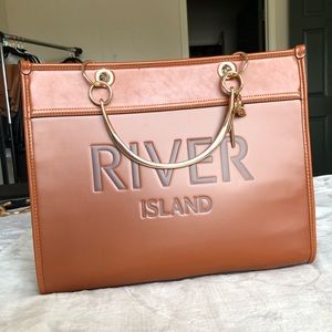 Brown River Island Tote Bag